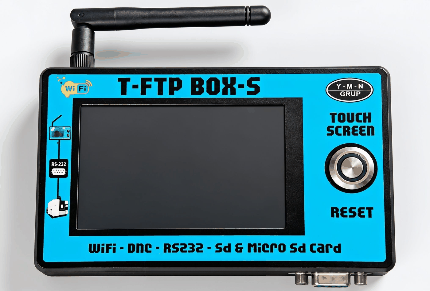 T-FTP BOX-S CNC RS232 WiFi Veri Aktarım Cihazı